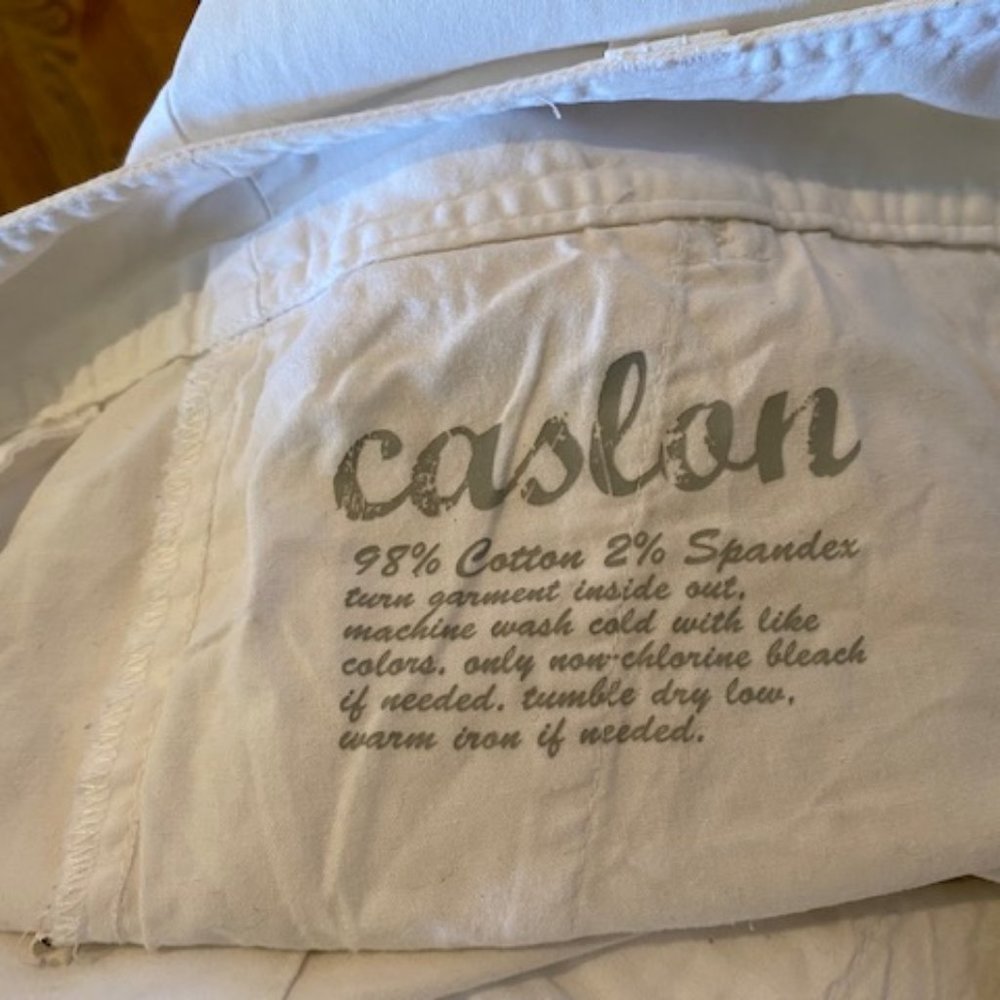 Women Caslon white shorts size 6 - Picture 4 of 4